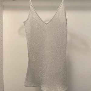 H&M Silver Top XS